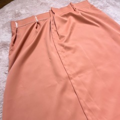 未使用　遮光カーテン　オレンジピンク系の画像