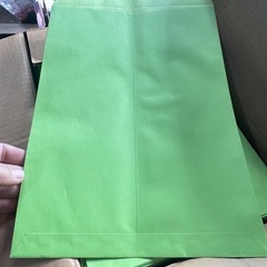 A4封筒　グリーン　未使用品❣️の画像