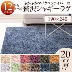 未使用訳あり ふかふかマイクロファイバー 約20ｍｍ厚 パイル長...
