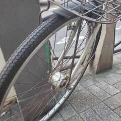 自転車 27インチ  自動点灯の画像