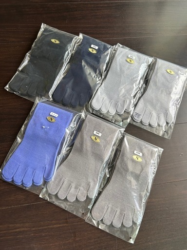 【新品　未使用】5本指靴下7足セット