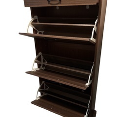 薄型シューズボックス　幅64x奥行24x高さ136cmの画像