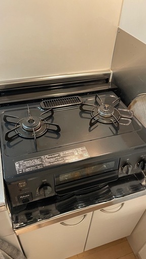 【1000円】置き型ガスコンロ2口\u0026towerのコンロ隙間収納のSet