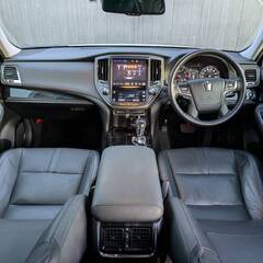 ★全国対応！H28年！後期！クラウンアスリート 上級【アスリートS－T】セーフティーセンスP！革シート！純正8インチナビ！220系AW！の画像