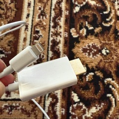 USB(iPadやiPhoneからテレビ(HDMI)出力ケーブル