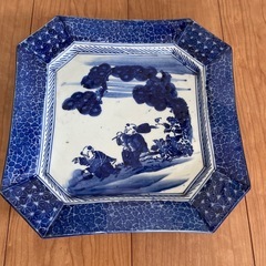 古い大皿　2枚セットの画像