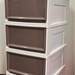 直接受渡限定！　アイリスオーヤマ　クローゼット用衣装ケース5個セット