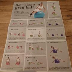 バランスボール2個セットの画像