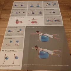 バランスボール2個セットの画像