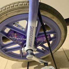 一輪車☆ブリジストン　スケアクロウ　16インチ　スタンド付きの画像