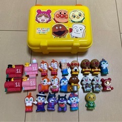 アンパンマン　指人形　ゆび人形　ソフビ　ジャムおじさん　ナットー...