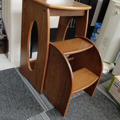 値下げ 折り畳みステップアップチェアの画像