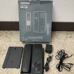 動作未確認品】 【ジャンク品】 コードレステレフォン YUPITERU ユピテル YP- L76 プッシュ式 電話機 本体 ブラック 黒 中古品 レトロの画像