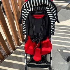 美品♪アップリカ　ベビーカー　ステップ付き！