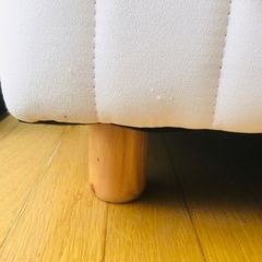 脚付マットレスベッド セミダブルの画像