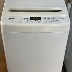 🉐セール🉐送料・設置込み可　洗濯機　8kg Hisense 2021年