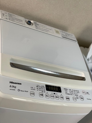 ?セール?送料・設置込み可　洗濯機　8kg Hisense 2021年