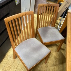 3/8🌸値下げしました！⭐️オシャレ⭐️朝日木材加工 5点ダイニングセット 天然木 引き出し付き 4人掛け No.1508 KE　の画像