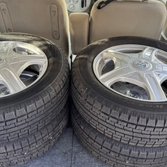 155/65R13 冬タイヤ　アルミホイール付