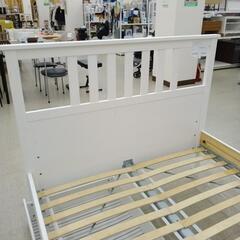 IKEA HEMNES ダブルベッドフレーム 収納引き出し2個付属 TJ8616