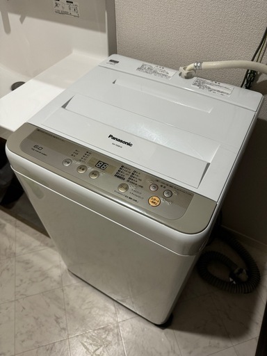 Panasonic　パナソニック　NA-F60B10 洗濯機　6.0㎏\n