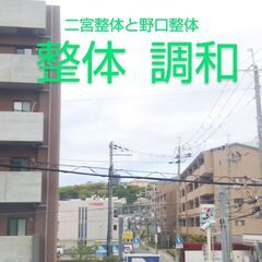 野口整体と二宮整体を基礎にした整体教室　薬を使わずに健康な身体を...