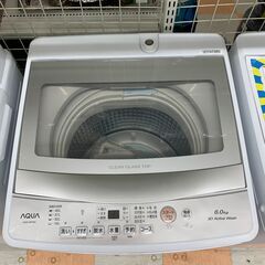洗濯機 AQUA アクア AQW-S6P 6.0kg 2023年製 W(幅)52.5cm×