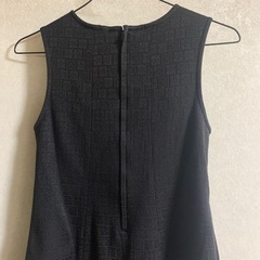 女の子120フォーマル黒ワンピースの画像