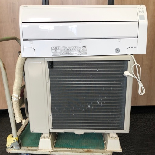 【中古品】FUJITSU 富士通 nocria ルームエアコン AS-C251L-W 2021年製 主に8畳用 7〜10畳