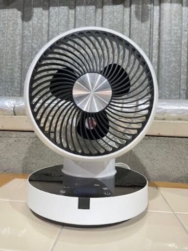 【おおたけ】サーキュレーター UF-C180AFR 2020年 360° 回転ヘッド ヘルツフリー タッチパネル 4段階切替 タイマー