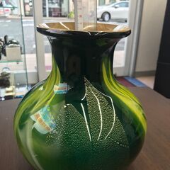 信京窯・花瓶・花器・紫峯作の画像