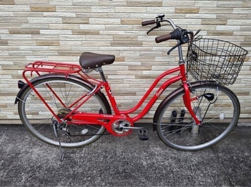 《お譲り先決定》自転車　中古　 27インチ　6段変速　LEDオートライト