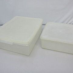 stp-2934　タッパーウェア　2個セット　蓋付き　Tuppe...
