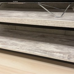 　ニトリ ローボード ステイン 120 ホワイト　テレビ台　120×40×40の画像