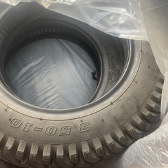 チューブ付き バイク用スパイクタイヤ 3.50-10「お渡し決ま...