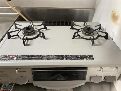 【譲渡確定につきクローズしました】リンナイガステーブルコンロ 左強火力（12/2まで掲載）