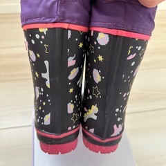 アサヒ ASAHI ペポ PEPPO レインブーツ 女の子 子供靴 キッズ ジュニア レインシューズ スノーブーツ ウインターブーツ スパイク付き 雨具 雪 長靴 の画像