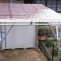 単管パイプ　　農機具古屋　物置　diy 奈良県五條市　　　　作れ...