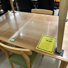 ジモティ来店特価!!　2人ダイニングセット　ナチュラル　J-11182