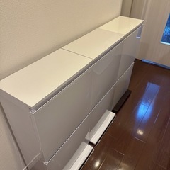 スッキリ収まるワイドペダルペール✖️3つ