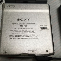 SONY MD walkman　MZ-R55 中古品の画像