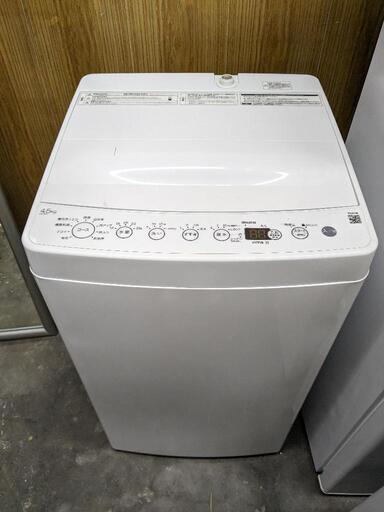 【終了】2022年製　Haier 洗濯機 4.5kg 一人暮らし ホワイト BW-45A