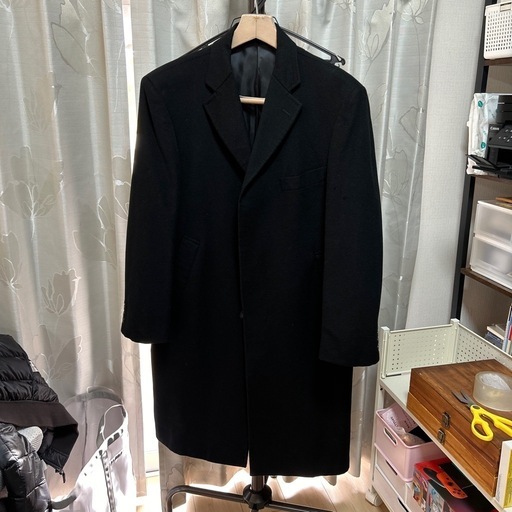 紳士カシミヤ100%コート(8割新)