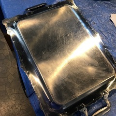 【引き取り限定】中古品　トレー　ステンレス　ビュッフェトレイ　レストラン　ホテルの画像