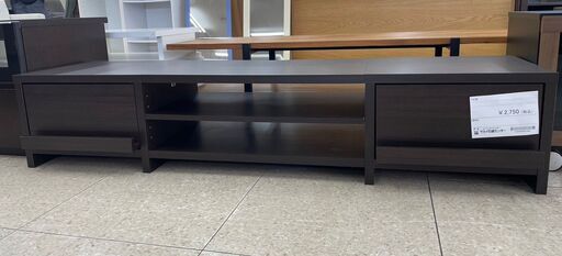 ★ジモティ割あり★  TV台 茶 H30×D38.5×W150 クリーニング済み TJ9938