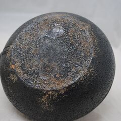 [1009]南部鉄器　鉄瓶 １L　サビあり　伝統工芸品 岩鋳鋳造所　中古品の画像