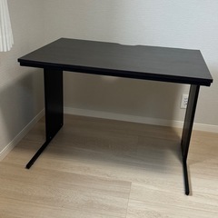 中古オフィスデスク（ウォールナット）の画像