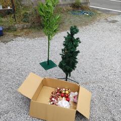 クリスマスツリー＆笹の木セットの画像