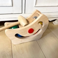 HABAなどベビー木製おもちゃセットの画像
