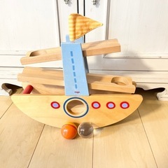 HABAなどベビー木製おもちゃセットの画像